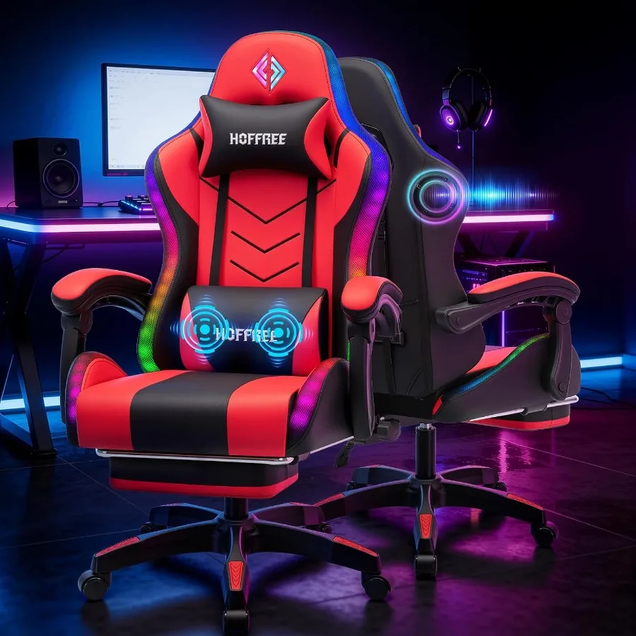 Speakers - Sedia da gaming RGB con altoparlanti